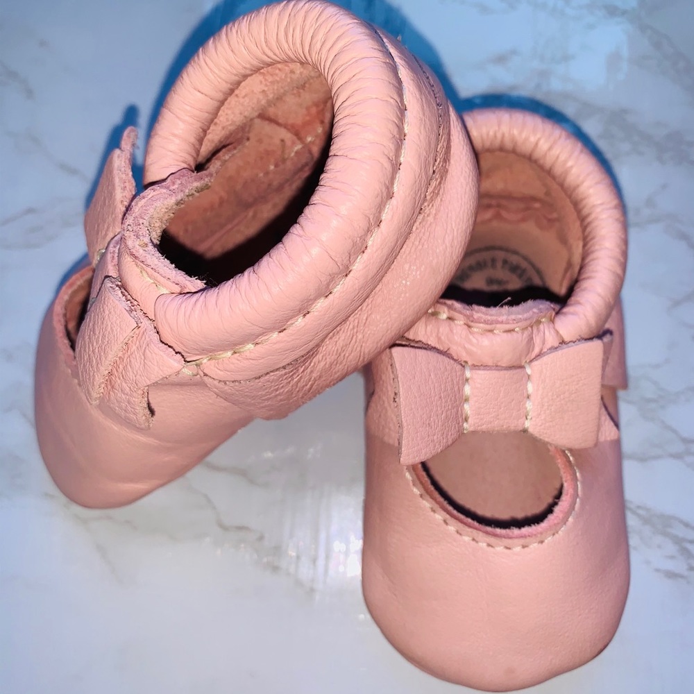 SOLD Freshly Picked • Ballet Flat Bow Mocc • Blush